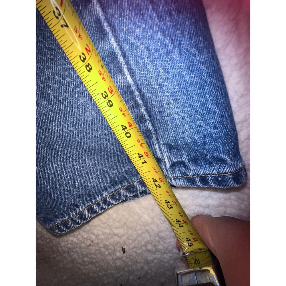 Lot of 2 Vintage Levis 505 Orange Tab Mens 38x32 Made in USA Medium Wash Denim